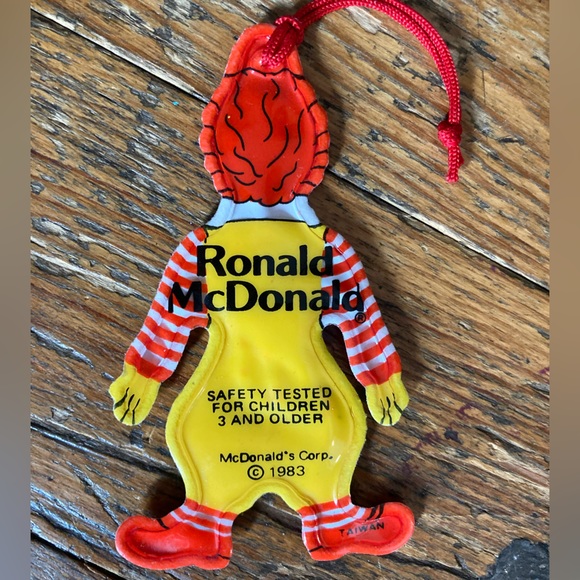 Vintage 1983 McDonald’s Ronald McDonald holiday ornament - Picture 2 of 2